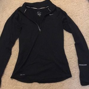 Nike dri fit half zip pullover